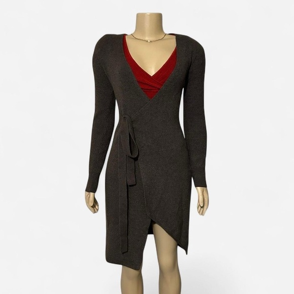 Abercrombie & Fitch Sweaters - Abercrombie & Fitch Gray Wrap Cardigan